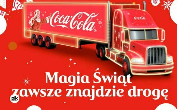 Świąteczna ciężarówka Coca-Cola w Gdańsku